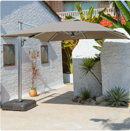 太陽能燈（dēng）別墅羅馬傘陽台花園室外傘